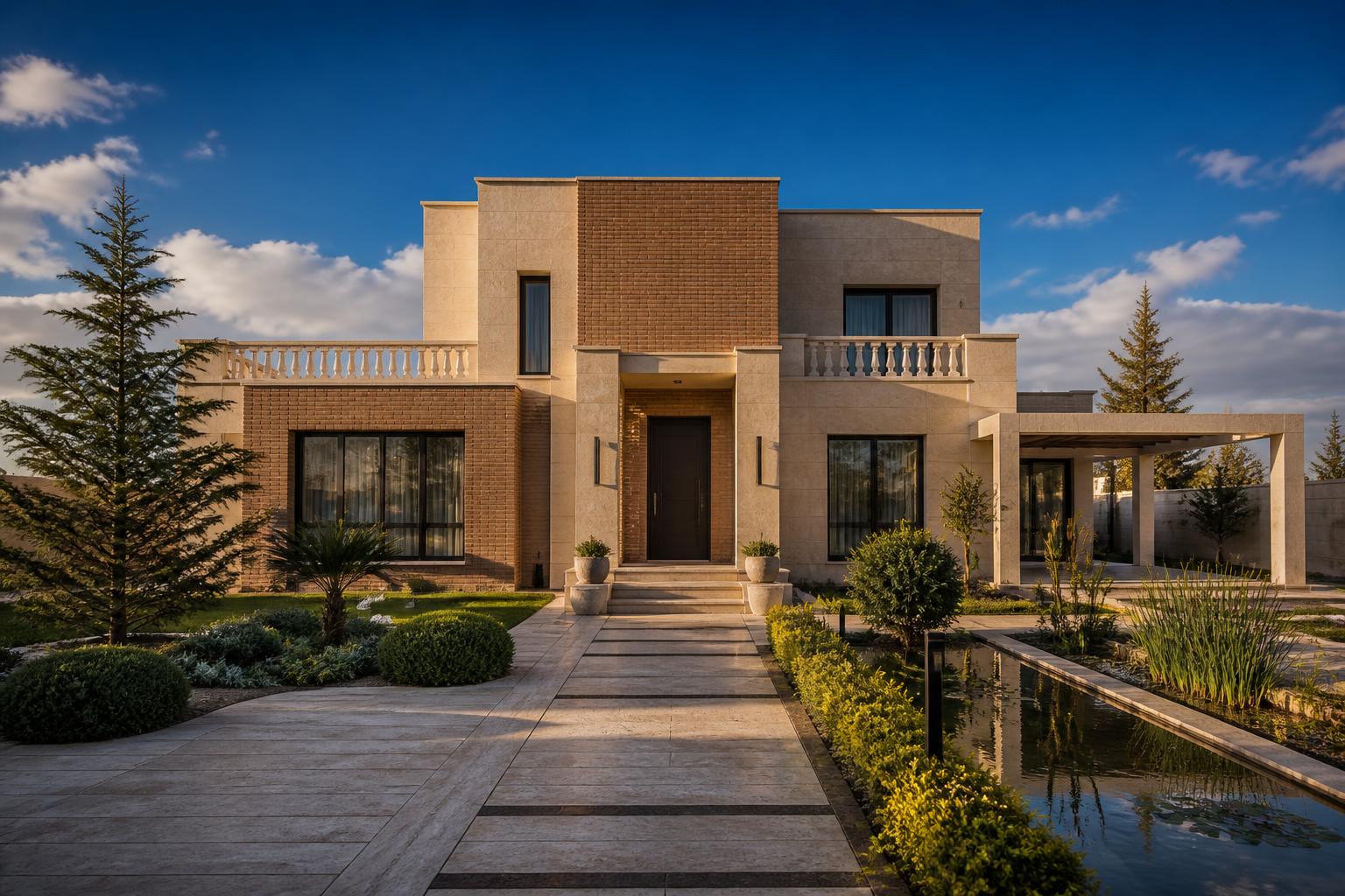 ویلای مدرن، تصویر نمایشی املاک برکت